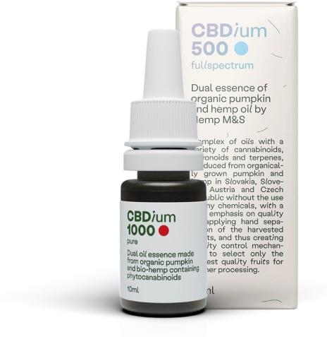 Konopný olej CBDium 1000 fullspectrum